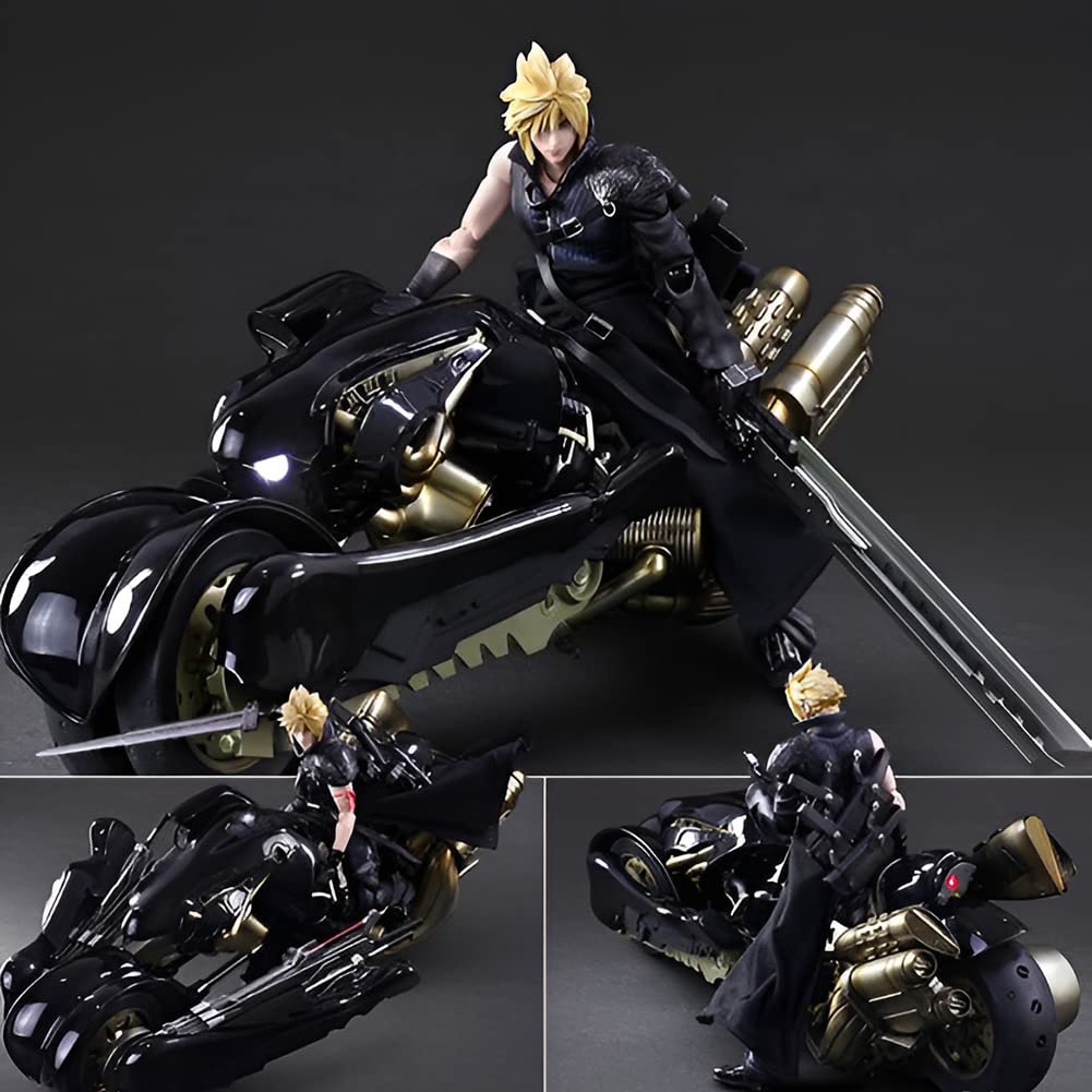 Final Fantasy VII Figurine Cloud Strife & Fenrir (Play Arts